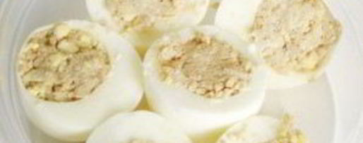 Шаг 5: яиц, фаршированных рисом