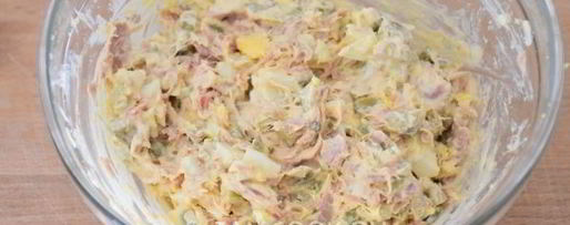 Шаг 5: яиц, фаршированных тунцом