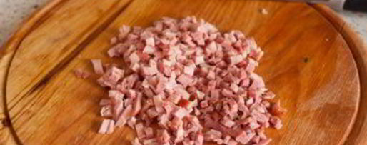 Шаг 2: яиц, фаршированных ветчиной