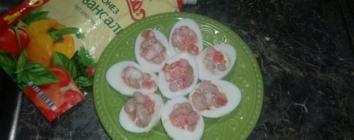 Шаг 3: яиц фаршированных