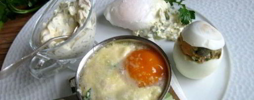 Шаг 10: яйца пашот, кокот и фаршированное