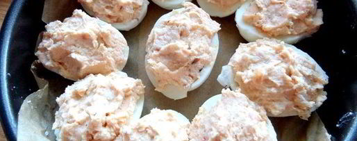 Шаг 15: запеченных фаршированных яиц