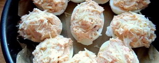 Шаг 18: запеченных фаршированных яиц