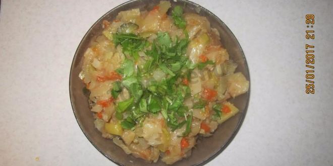 Рецепт горячей овощной закуски