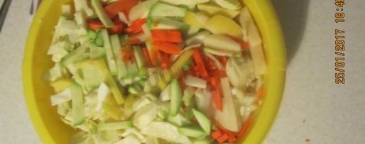 Шаг 1: горячей овощной закуски