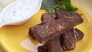 Рецепт Бородинских гренков