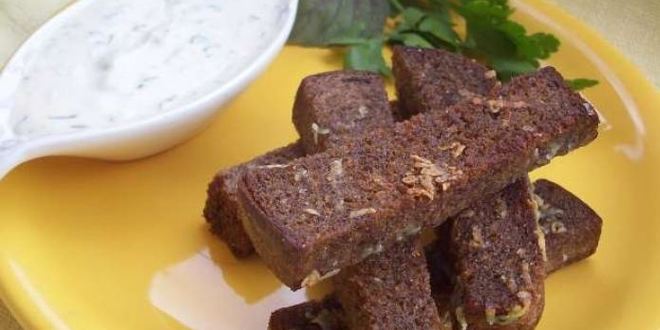 Рецепт бородинских гренков