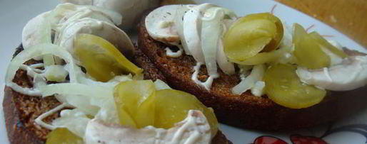 Шаг 9: бутеров — гренков по крестьянски