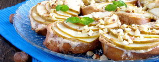 Шаг 7: десертных гренков с грушей и амаретто