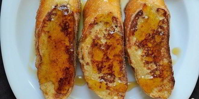 Рецепт французских гренков с ромом