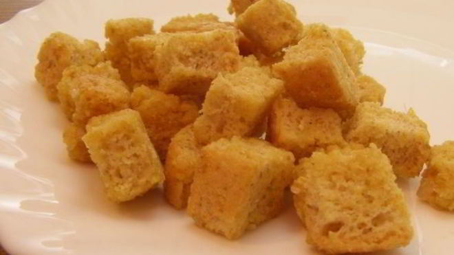 Рецепт Гренков для Цезаря