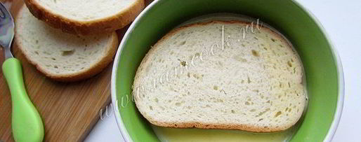 Шаг 4: гренков из батона с яйцом и молоком