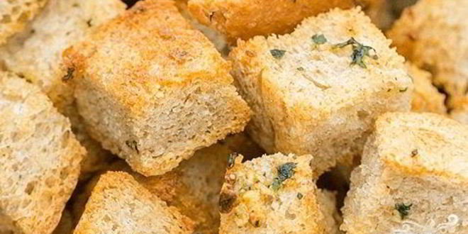 Рецепт гренков из белого хлеба в духовке