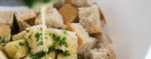 Шаг 2: гренков из белого хлеба в духовке