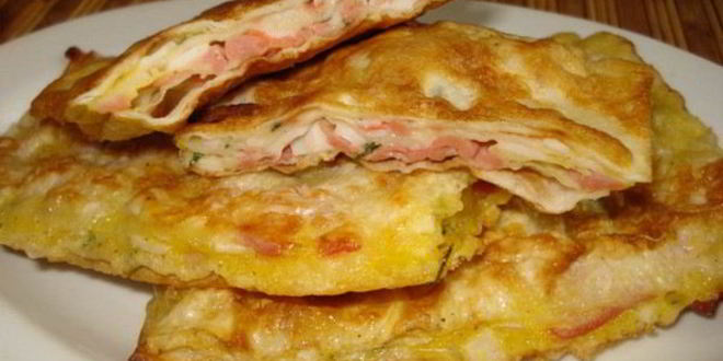 Рецепт гренков из тонкого лаваша с крабовыми палочками