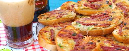 Шаг 4: гренков к пиву с колбасой