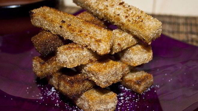 Рецепт Гренков ржаных с чесноком