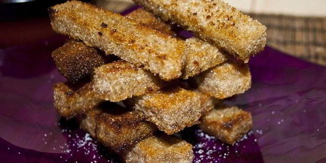 Рецепт гренков ржаных с чесноком