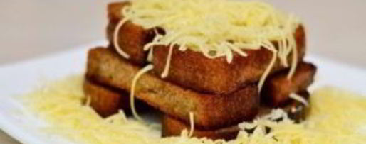 Шаг 4: гренков с чесноком и сыром