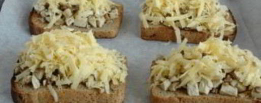 Шаг 3: гренков с грибами