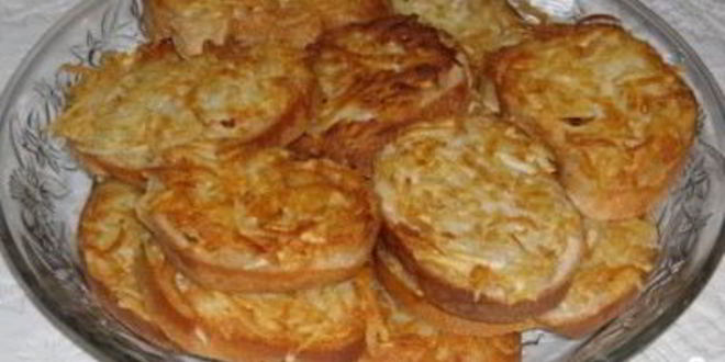 Рецепт гренков с картофелем