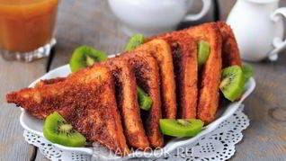 Рецепт Гренков с корицей