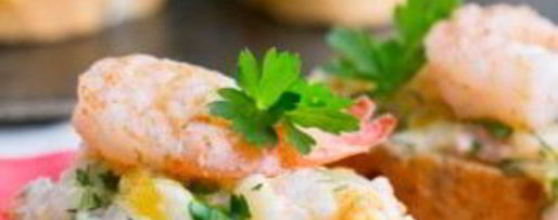 Шаг 7: гренков с креветками