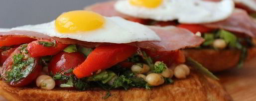 Шаг 5: гренков с салатом завтрак чемпиона