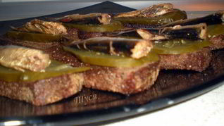 Рецепт Гренков с шпротами