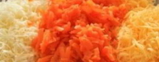 Шаг 3: гренков с сыром и морковью