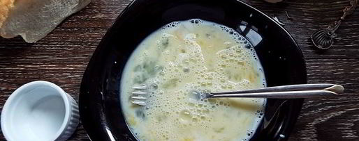 Шаг 6: гренков с сыром и яйцом на сковороде