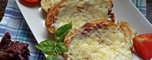 Шаг 13: гренков с сыром и яйцом на сковороде