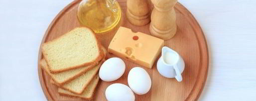 Шаг 2: гренков с сыром и яйцом в духовке