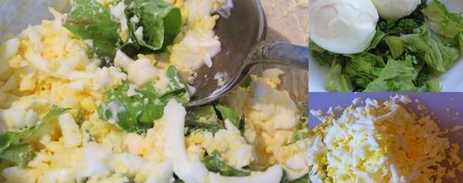 Шаг 1: гренки с яичным салатом