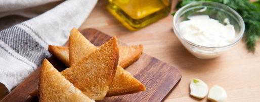 Шаг 4: гренков с яйцом