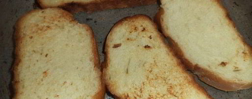 Шаг 2: гренков с жареной печенкой