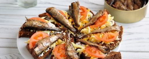 Шаг 9: гренков со шпротами