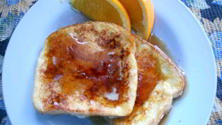 Рецепт Хлебных гренков к завтраку