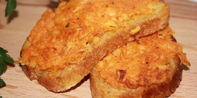 Рецепт морковных гренков
