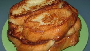 Рецепт Нежных гренков с сахаром