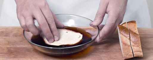 Шаг 3: сладких гренков без молока и яиц