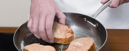 Шаг 4: сладких гренков без молока и яиц