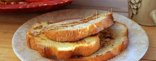 Шаг 6: сладких гренков из белого хлеба