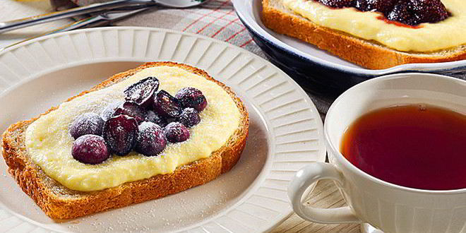 Рецепт сладких гренков с творогом