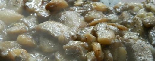 Шаг 2: сырных гренков с грибами