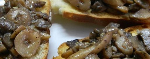 Шаг 4: сырных гренков с грибами