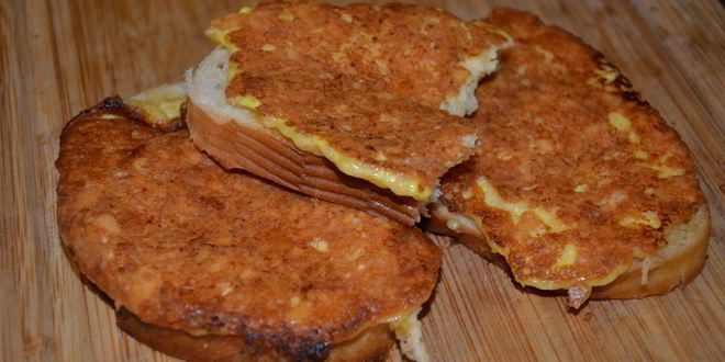 Рецепт сырных гренков