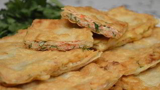 Рецепт Восточных гренков на тонком лаваше