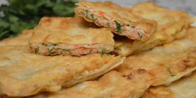 Рецепт восточных гренков на тонком лаваше