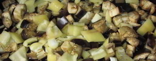 Шаг 2: баклажанной и кабачковая икра в духовке